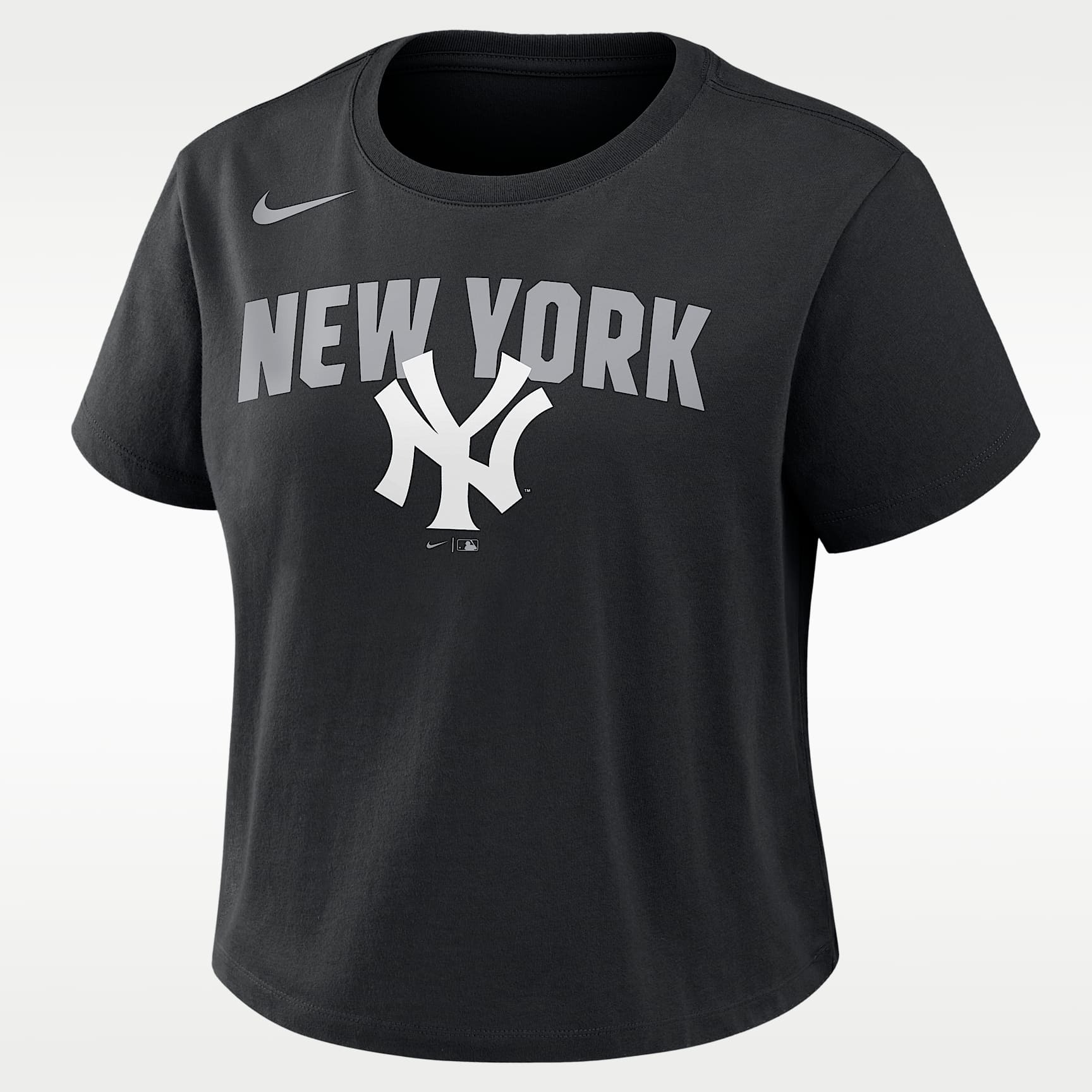 New York Yankees Mod Women's Nike MLB Cropped T-Shirt. Nike.com